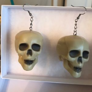 Skeleton earrings!